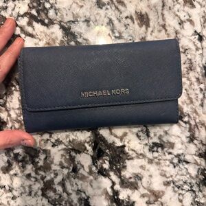 Michael Kors Blue Wallet